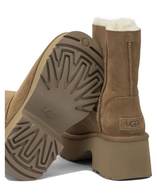 Ugg Brown "classic Esmee" Ankle Boots