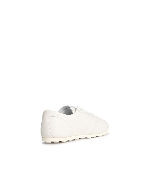 Marni White Leather Sneakers for men