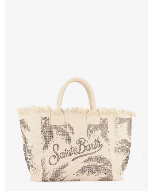 Mc2 Saint Barth Natural Vanity Canvas Shoulder Bag
