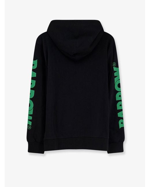 Barrow Black Cotton Sweatshirt for men