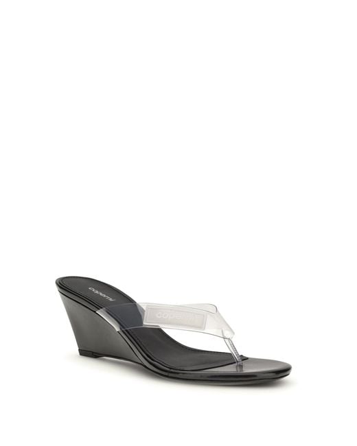 Coperni White Wedge Flip-Flops Sandals
