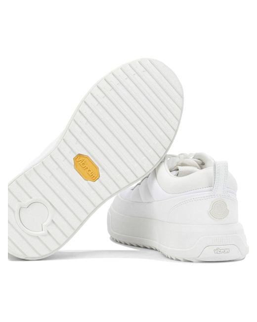 Moncler White "Altive" Low-Top Sneakers