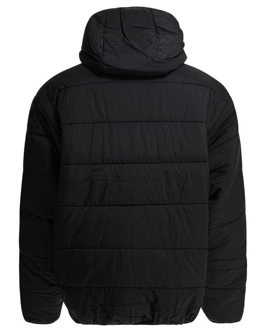 DAIWA PIER 39 Black Reversible Nylon Short Down Jacket Jackets And Coats