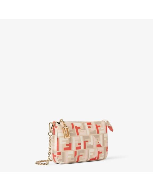 Fendi Pink "Baguette" Crossbody Pouch
