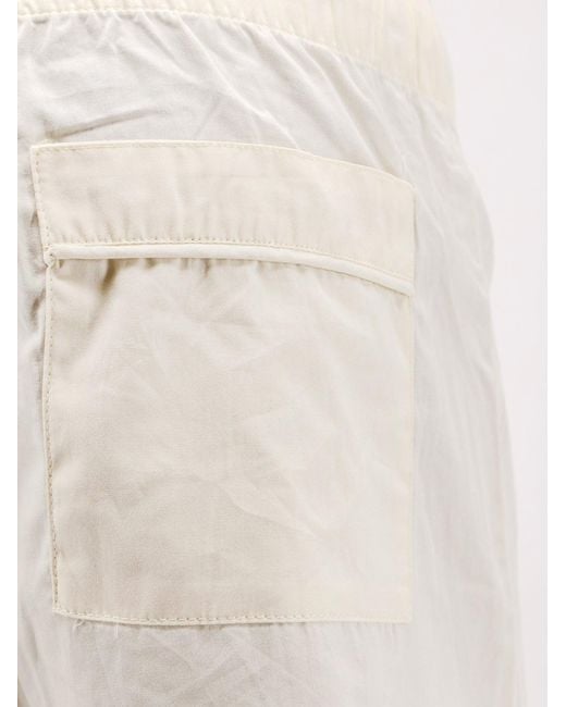 Entire studios White Cotton Bermuda Shorts