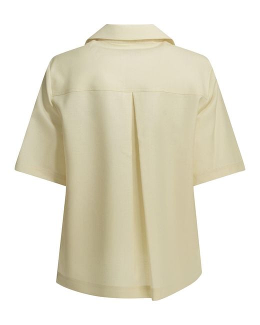 Loulou de Saison Natural Wool Silk Shirt