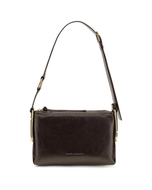Marc Jacobs Black Medium Scene Leather Shoulder Bag Fondant