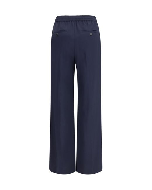 Weekend by Maxmara Blue Trousers Mallo Pants