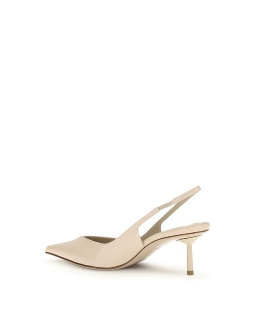 Le Silla White Pumps Vivienne Patent Leather