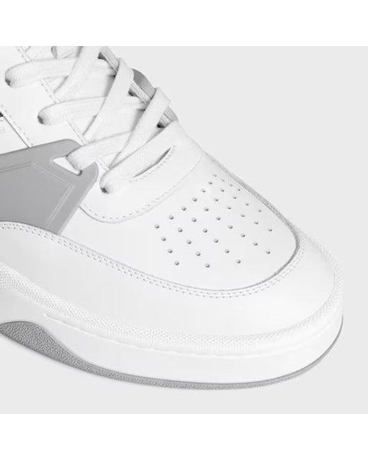 Céline White "Ct-09" Lace-Up Sneakers for men