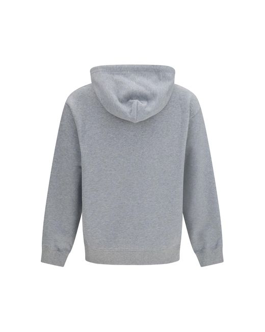 Valentino Gray Hoodie Vlogo Signature for men