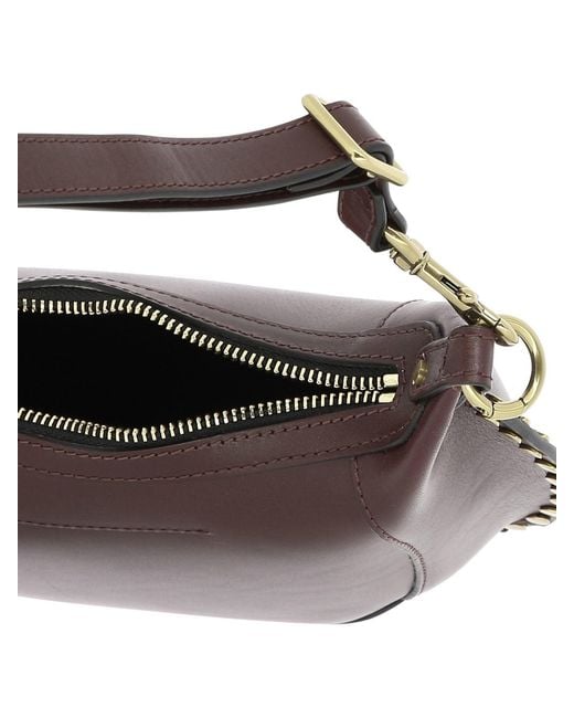 Isabel Marant Brown "Oskan Moon" Shoulder Bag
