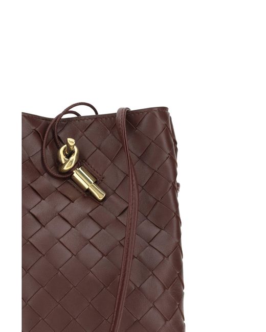 Bottega Veneta Brown Andiamo Smartphone Pouch