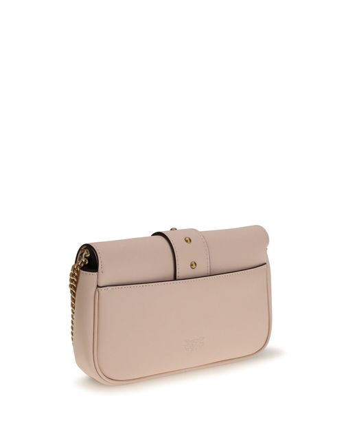 Pinko Pink Love One Shoulder Bag Rosa Cameo