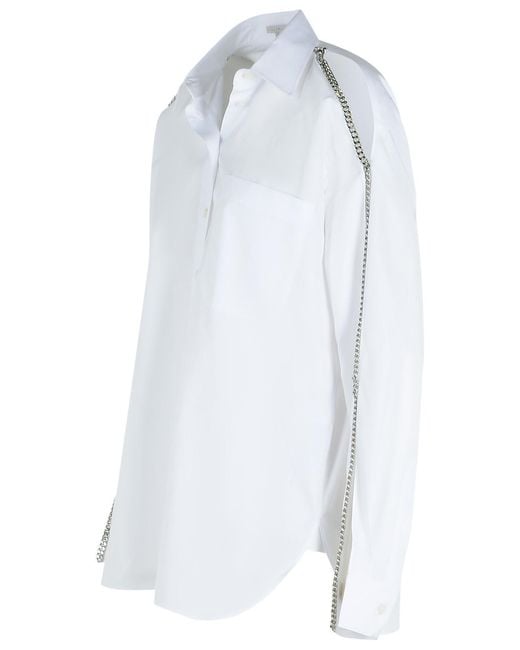 Stella McCartney White 'Falabella' Cotton Shirt