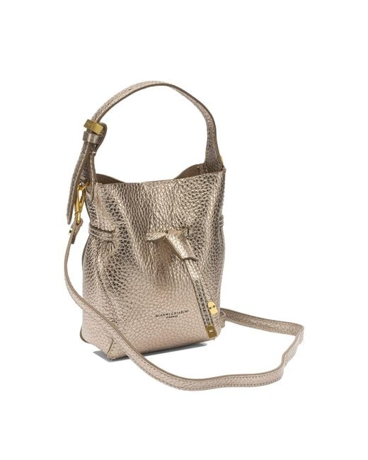 Gianni Chiarini Natural Bronze Leather Handbag