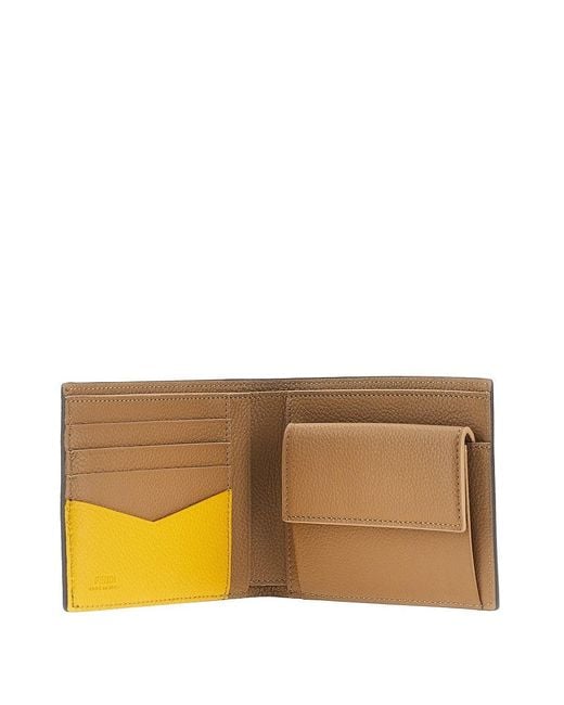 Fendi Natural Grained Leather Lui' Wallet for men