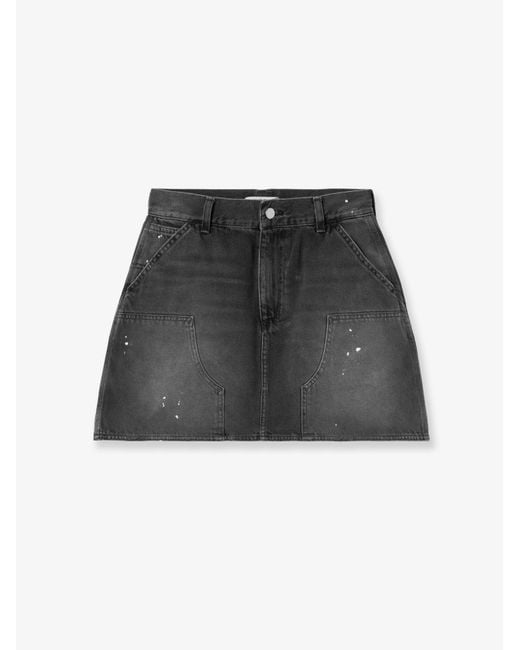 Carhartt Black W'Maeve Double Knee Denim Skirt