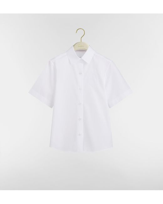 Dior White Médaillon Short Sleeves Shirt