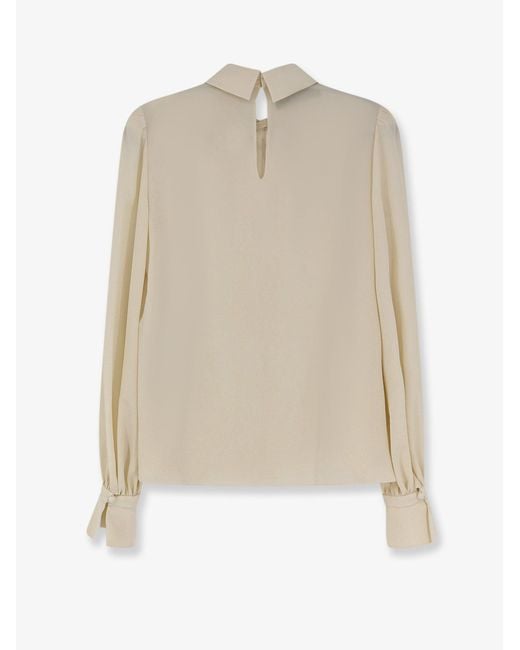 Valentino White Silk Shirt