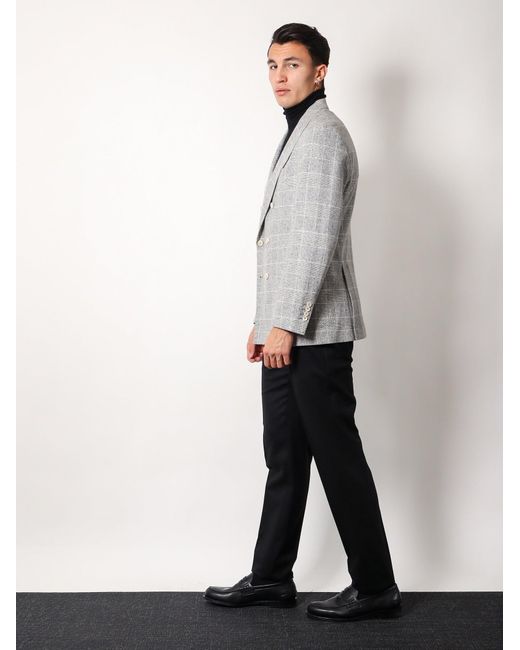 Brunello Cucinelli Black Cashmere And Silk Turtleneck for men