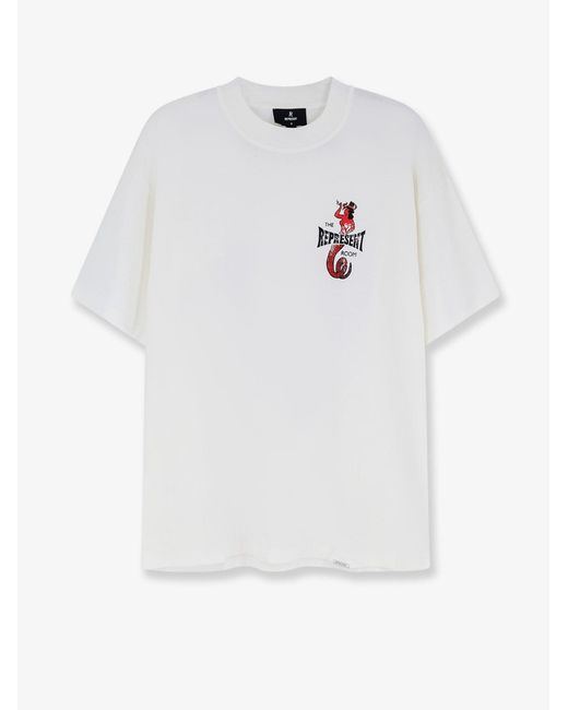 Represent White The Viper Room Dice Cotton T-Shirt for men
