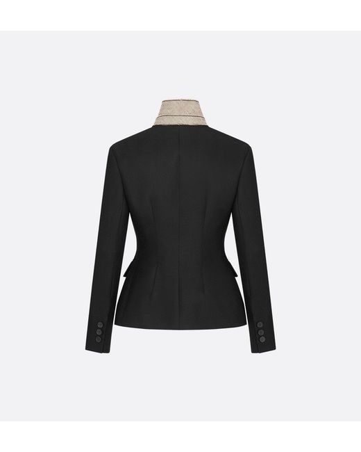 Dior Black Grain De Poudre Jacket