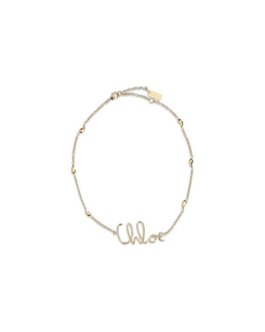 Chloé Metallic Chloã Iconic Necklace