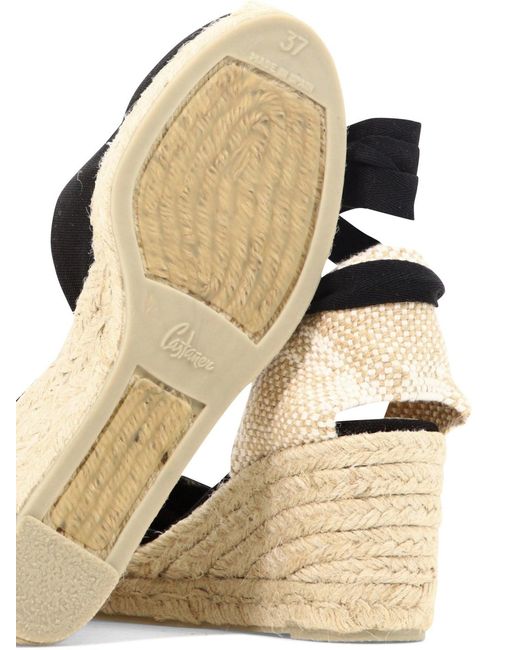 Castaner Black "carina" Espadrilles