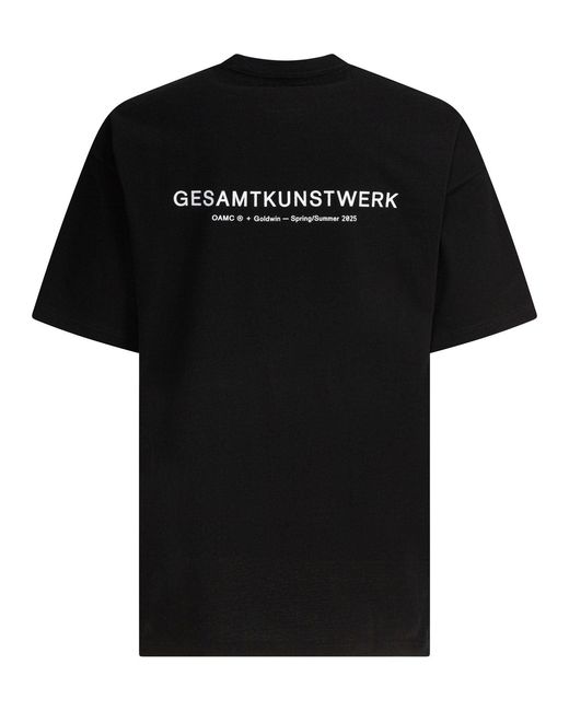 Goldwin Black Oamc T-Shirts for men
