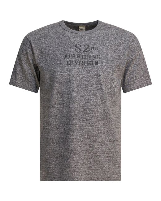 Buzz Rickson's Gray 82Nd Airborne Division T-Shirts for men