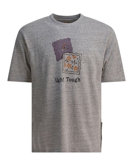 Kapital Gray "Tough Peckish Bowy" T-Shirt for men