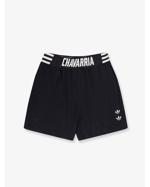 ADIDAS X WILLY CHAVARRIA Blue Cotton Bermuda Shorts for men