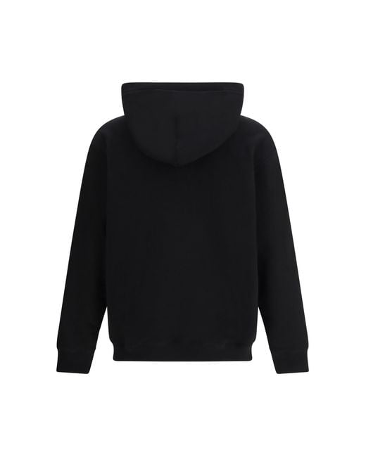 Gucci Black Printed Hoodie for men