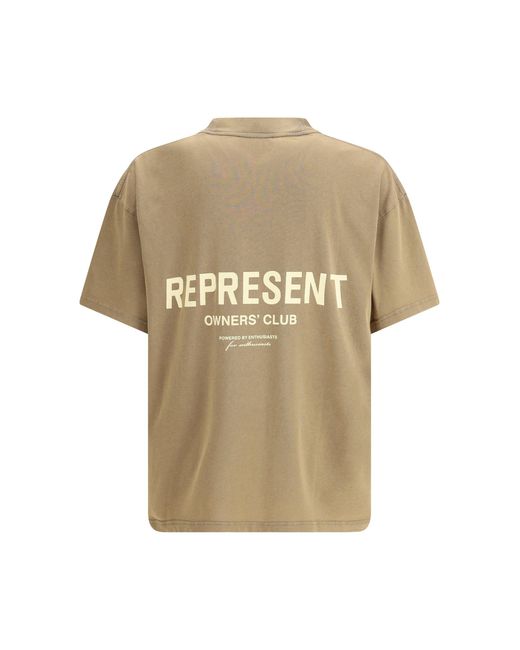 Represent White T-Shirt for men