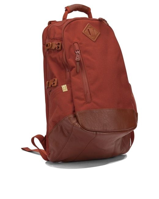 Visvim Red Nylon Backpack for men