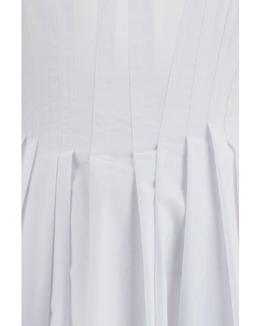 Max Mara White Long Giro Dress