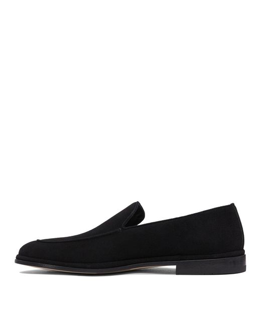 Sturlini Black Loafers & Slippers for men