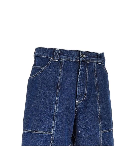 POLAR SKATE Blue 'Jiro' Denim Shorts for men
