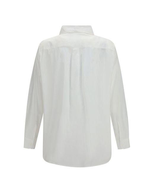 Our Legacy White Vast Shirt Cloud Breezey Cotton for men
