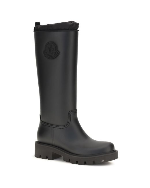 Moncler Black Waterproof Knee-High Kickstream Boots