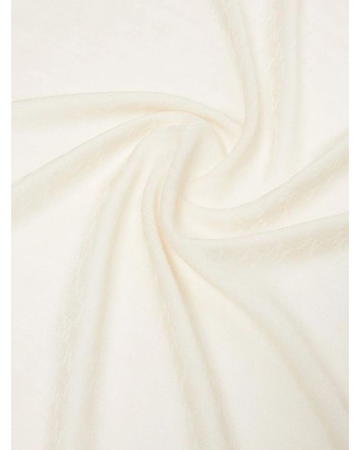 Max Mara White Scarf