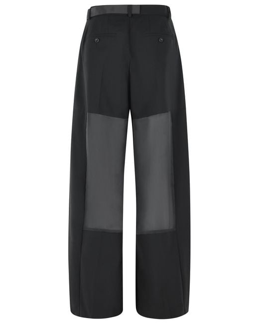 Sacai Black Wool Pants