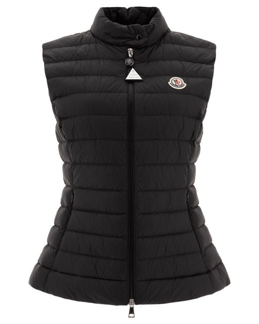 Moncler Black "Igens" Sleeveless Jacket