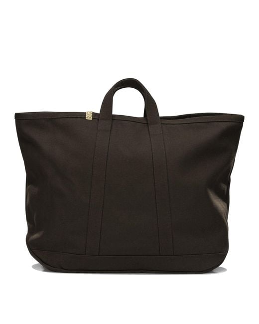 Visvim Black "Canvas Rime Tote L" Large Hand Bag for men