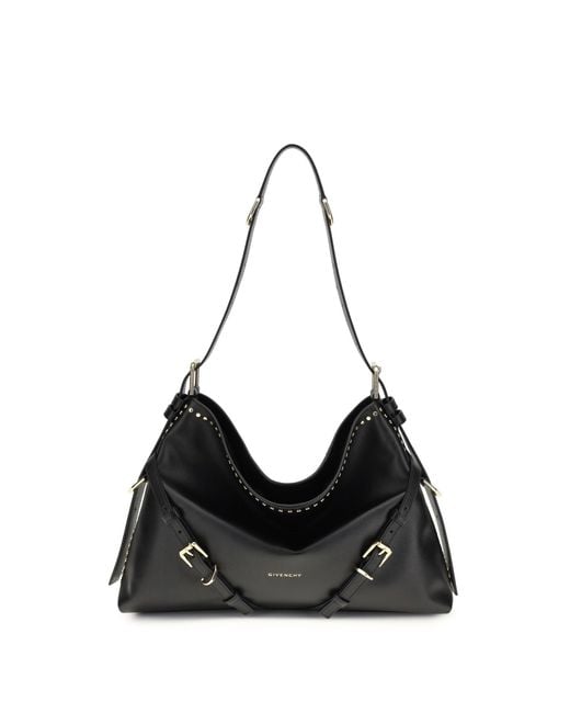Givenchy Black Large Voyou Shoulder Bag