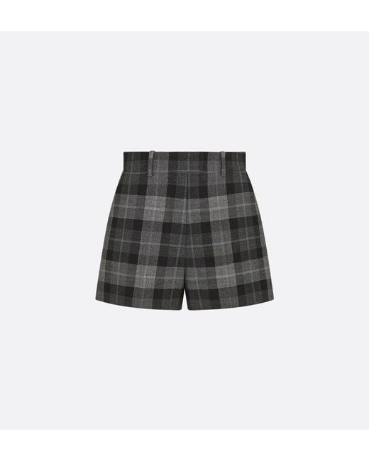 Dior Black Virgin Wool Shorts