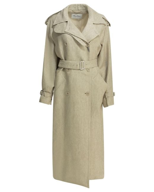 Max Mara Natural Lightweight Pure Linen Jacket