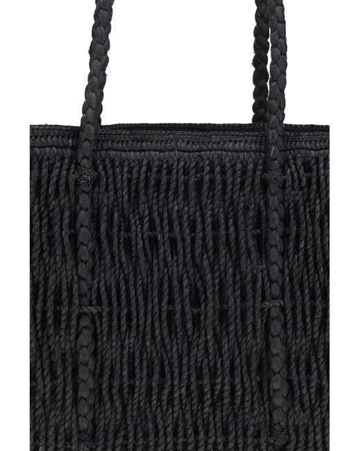The Row Black Georgica Tote Bag