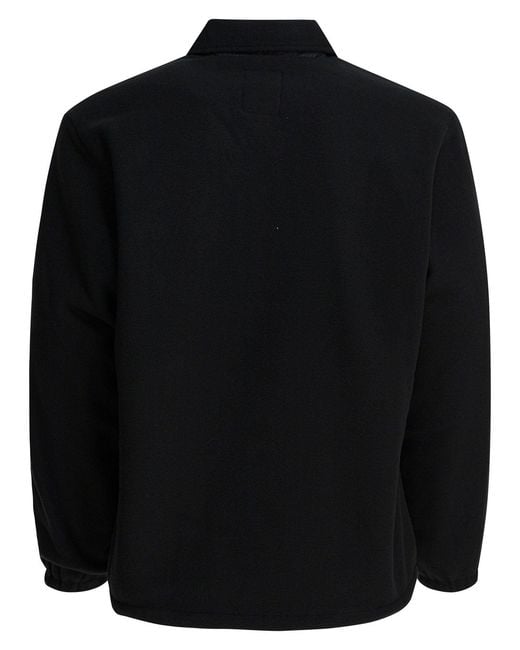 GR10K Black Polartec Jackets And Coats